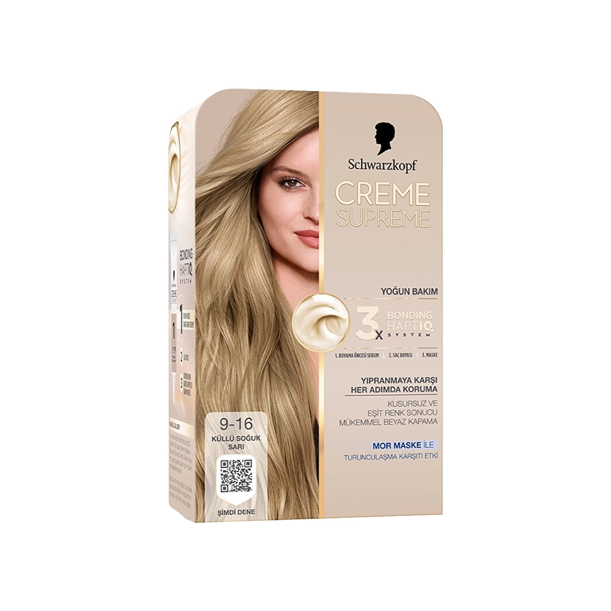 Creme Supreme Saç Boyası Küllü Soğuk Sarı 9 16