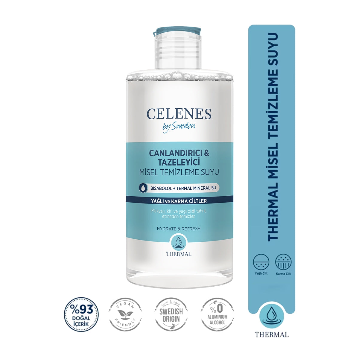 Thermal Micellar Makyaj Temizleme Suyu Yağlı/Karma Ciltler 400 ml