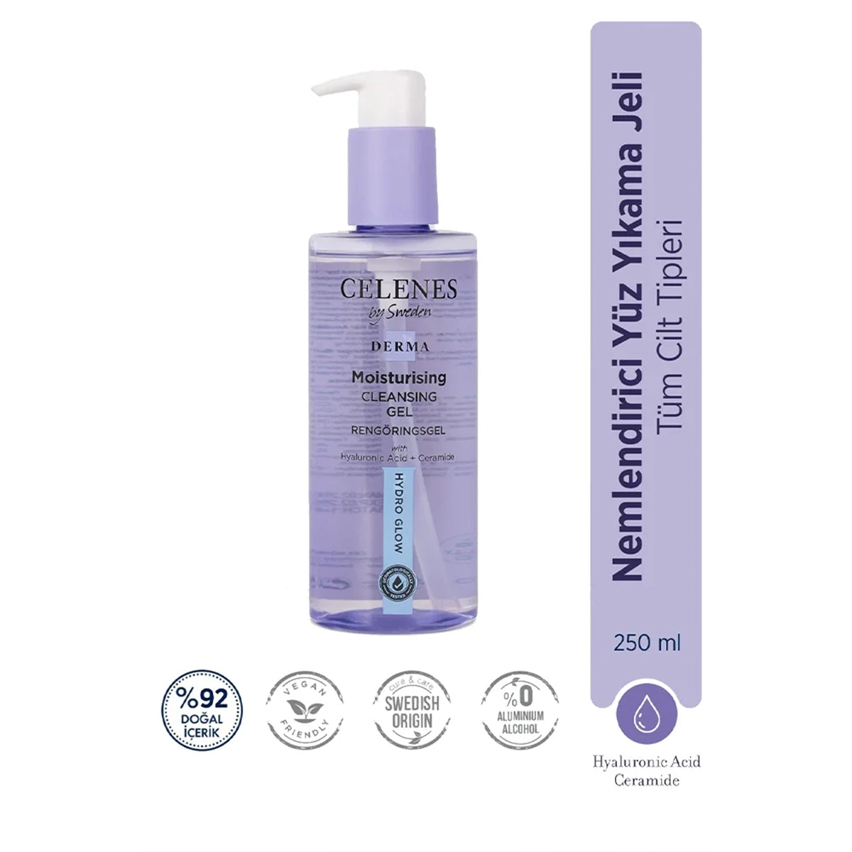 Derma Nemlendirici Yüz Yıkama Jeli 250 ml