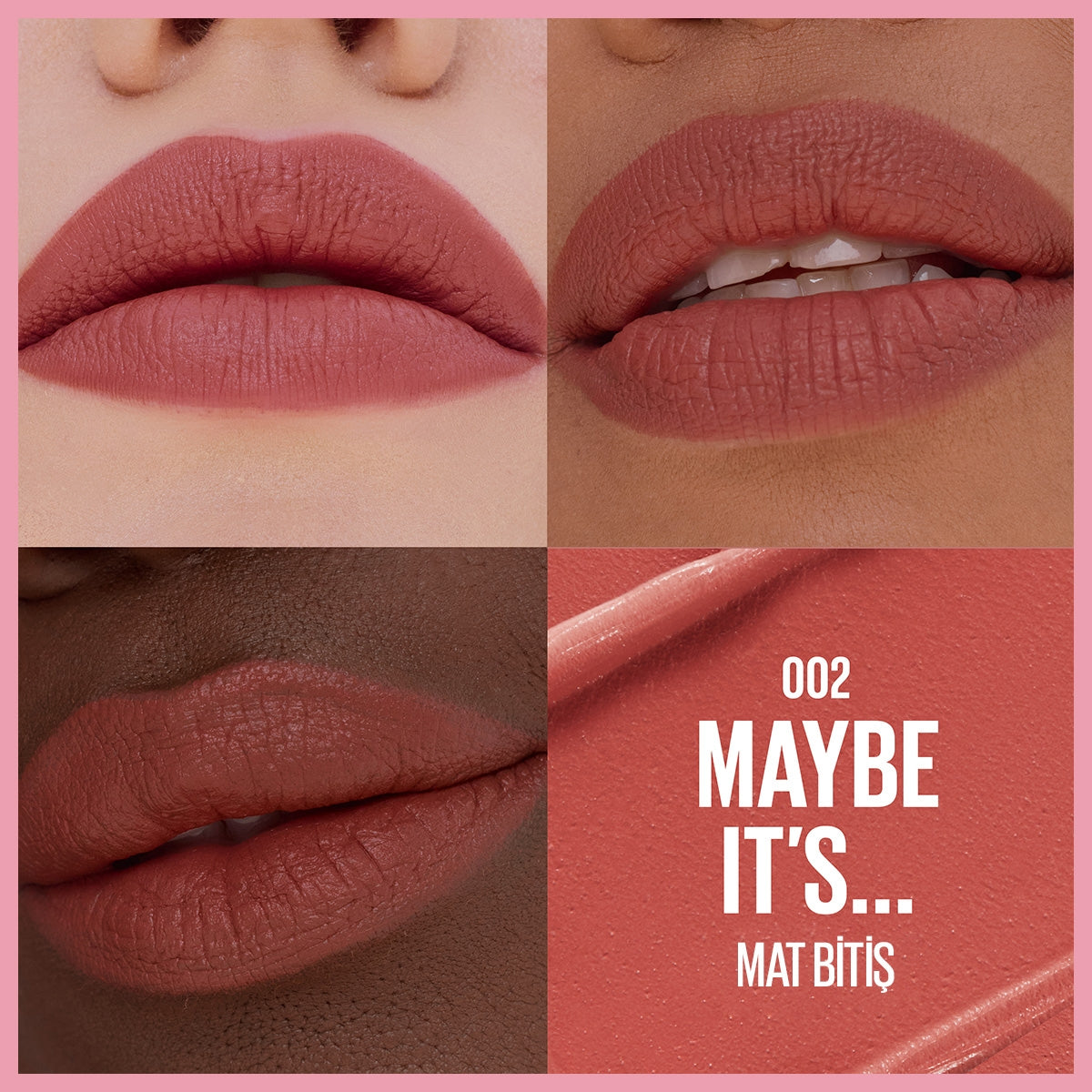 Lifter Lipstick Matte Ruj 002
