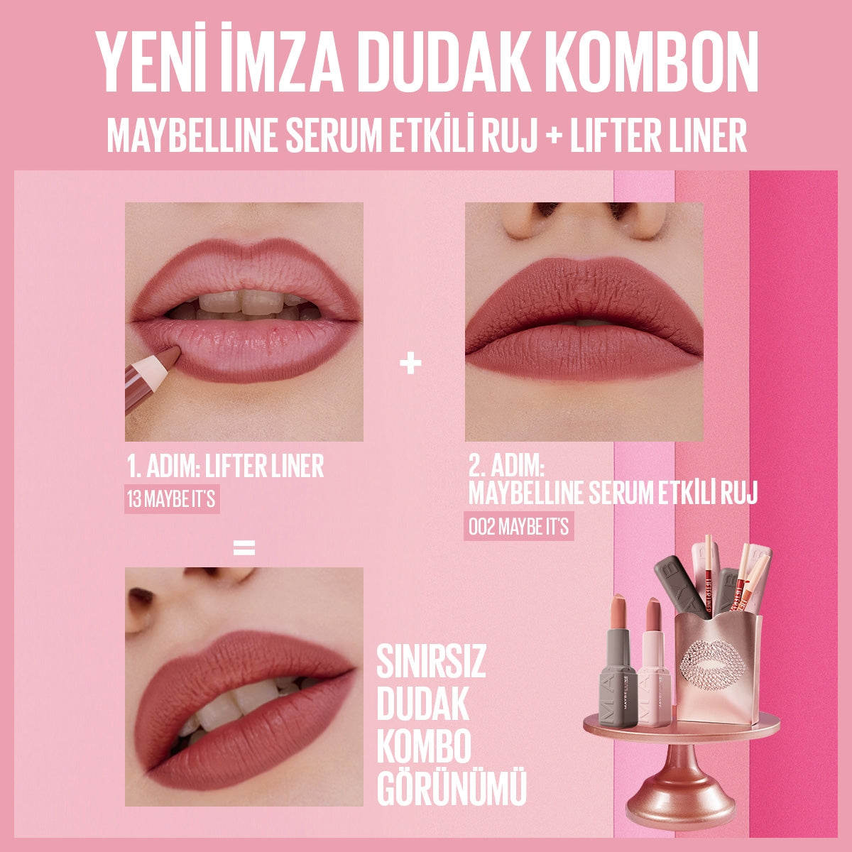 Lifter Lipstick Matte Ruj 002