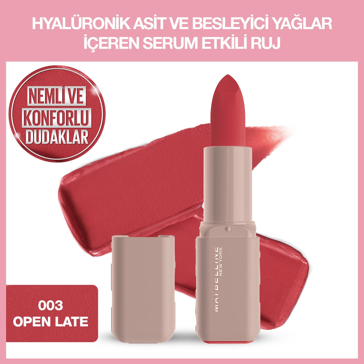 Lifter Lipstick Matte Ruj 003