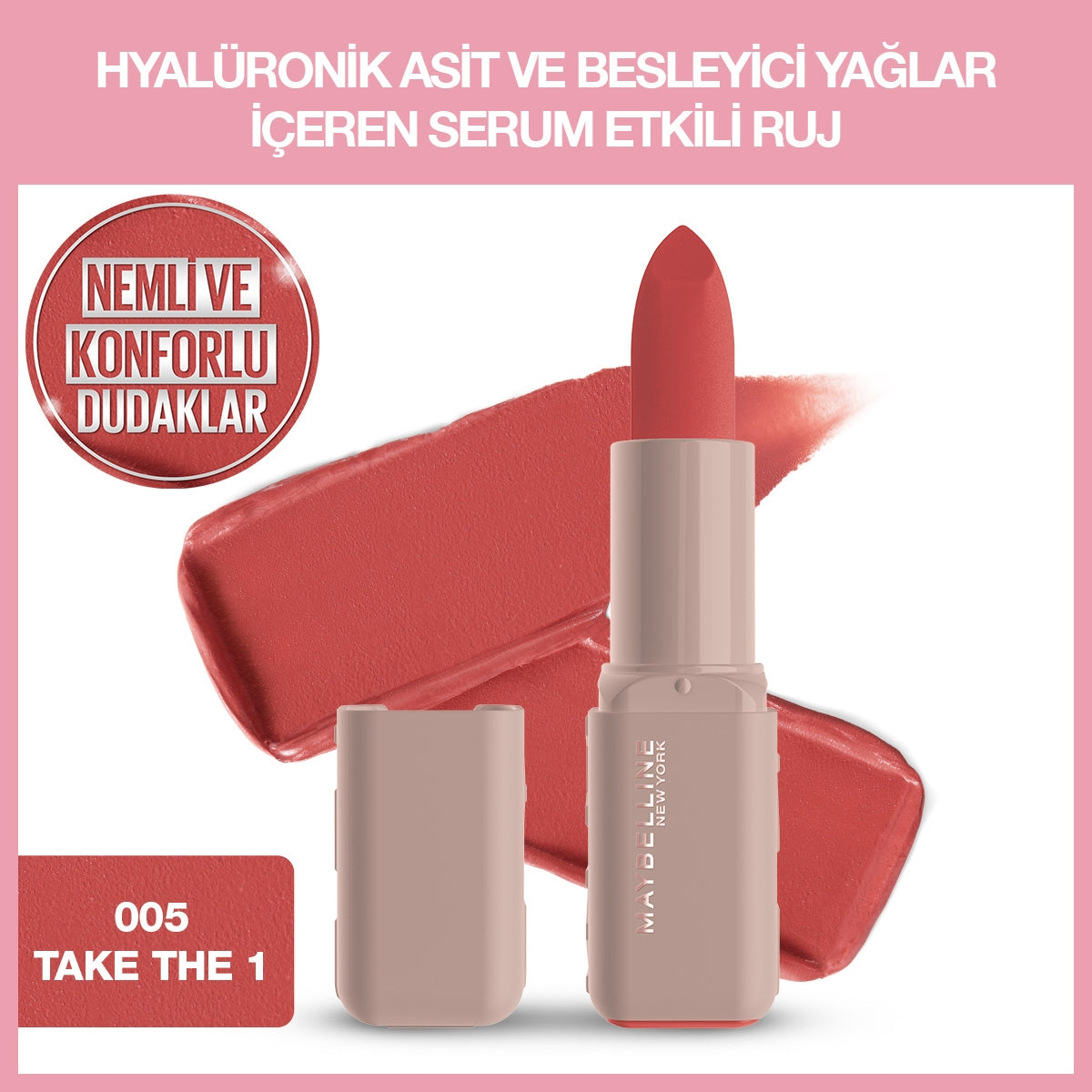 Lifter Lipstick Matte Ruj 005