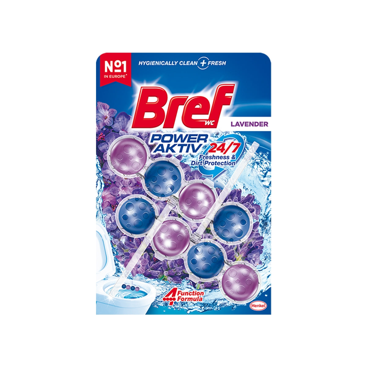 Bref Tuvalet Bloğu Power Active Lavanta 2x50 gr
