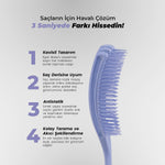Airflex Saç Fırçası Lila