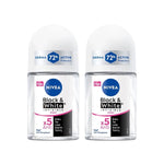Nıvea Kadın Roll on Black & White Invisible Clear 25 ml + 25 ml