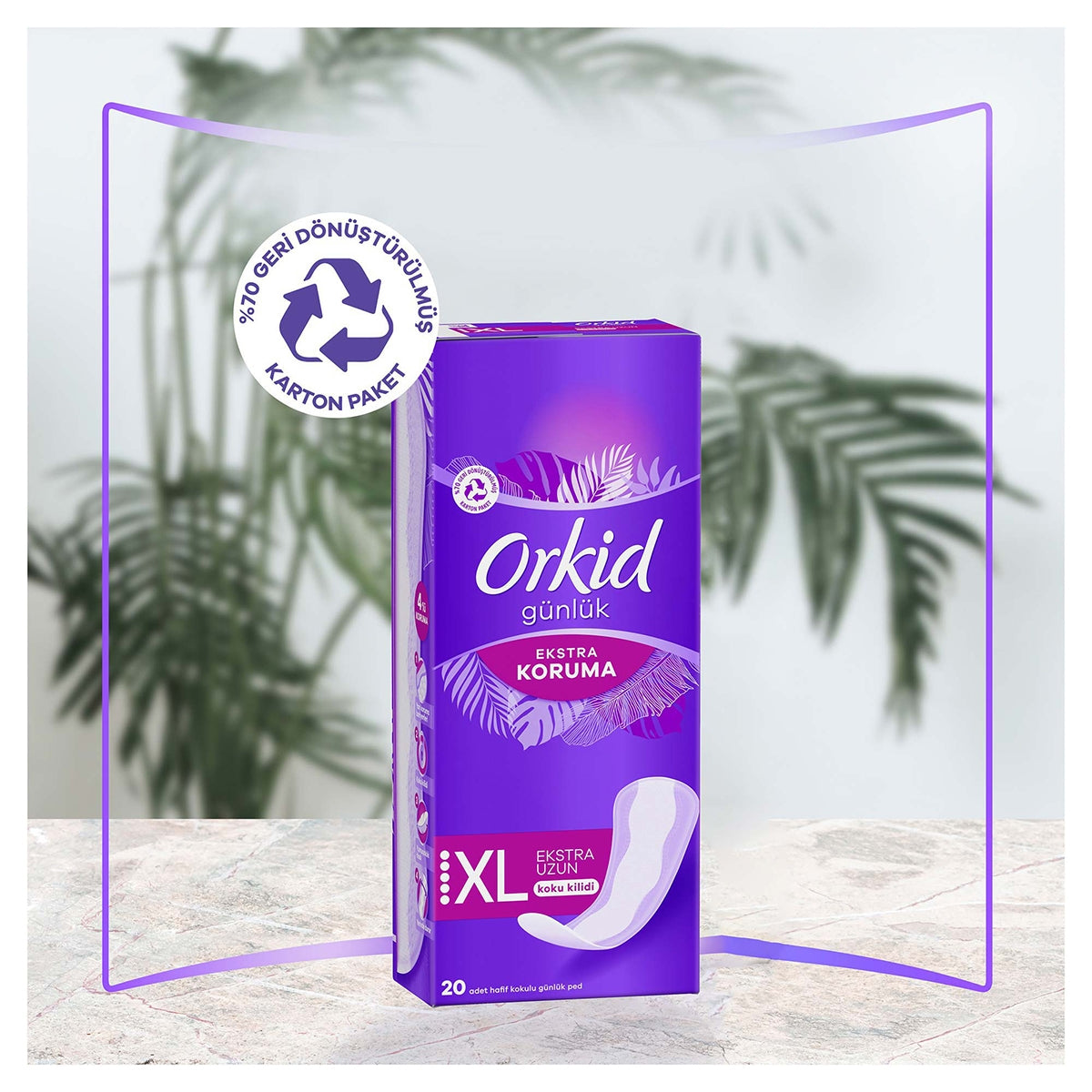 Orkid Günlük Ped Extra Koruma Uzun 52'li