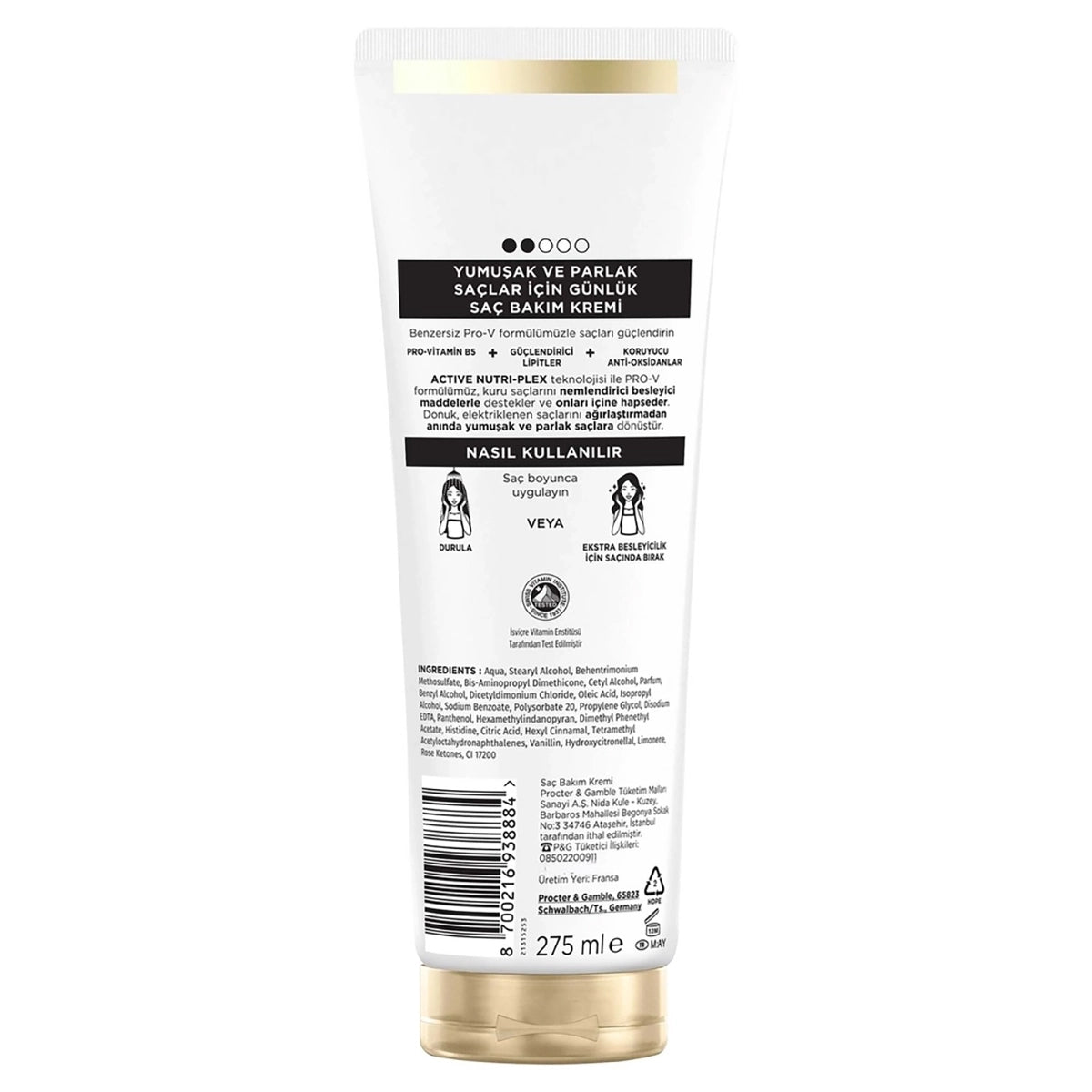 Saç Kremi Nem Terapisi 275 ml
