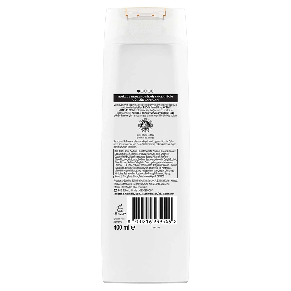 Şampuan Nem Takviyesi 400 ml