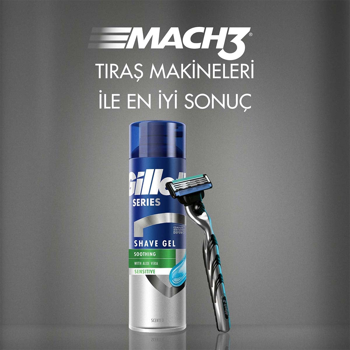 Gillette Series Tıraş Jeli Rahatlatıcı Hassas Temizlik 200 ml