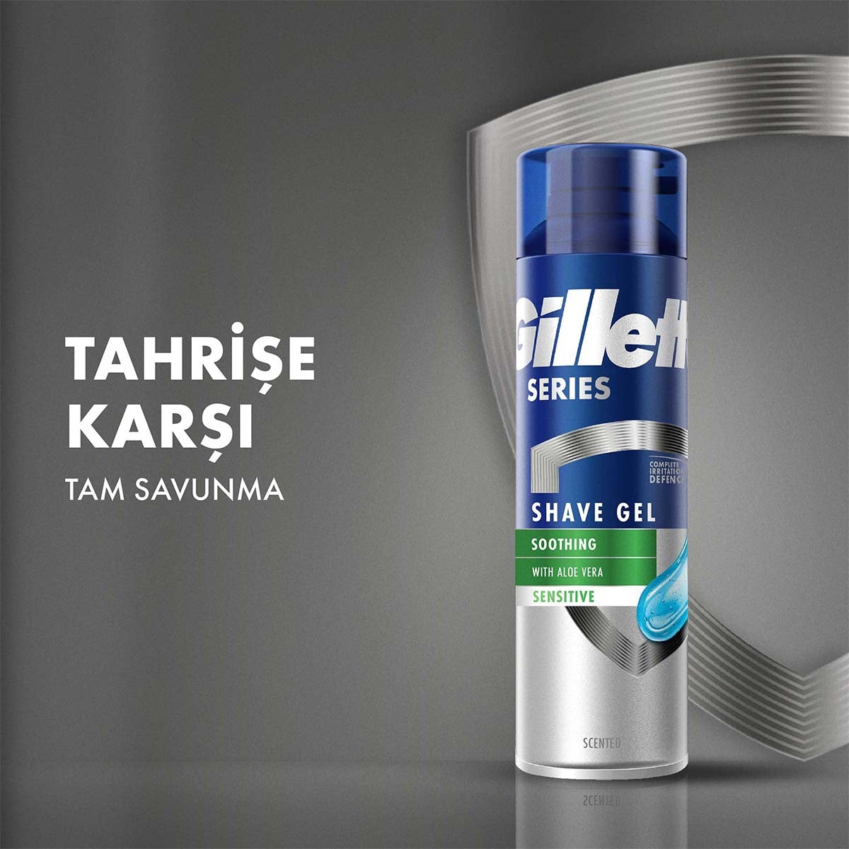 Gillette Series Tıraş Jeli Rahatlatıcı Hassas Temizlik 200 ml