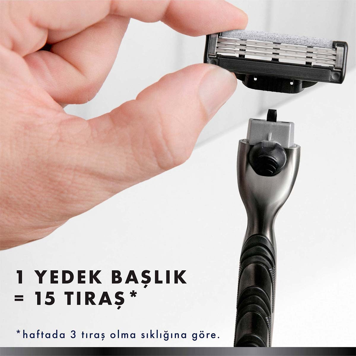 GILLETTE Mach3 Charcoal Yedek Bıçak 4'lü