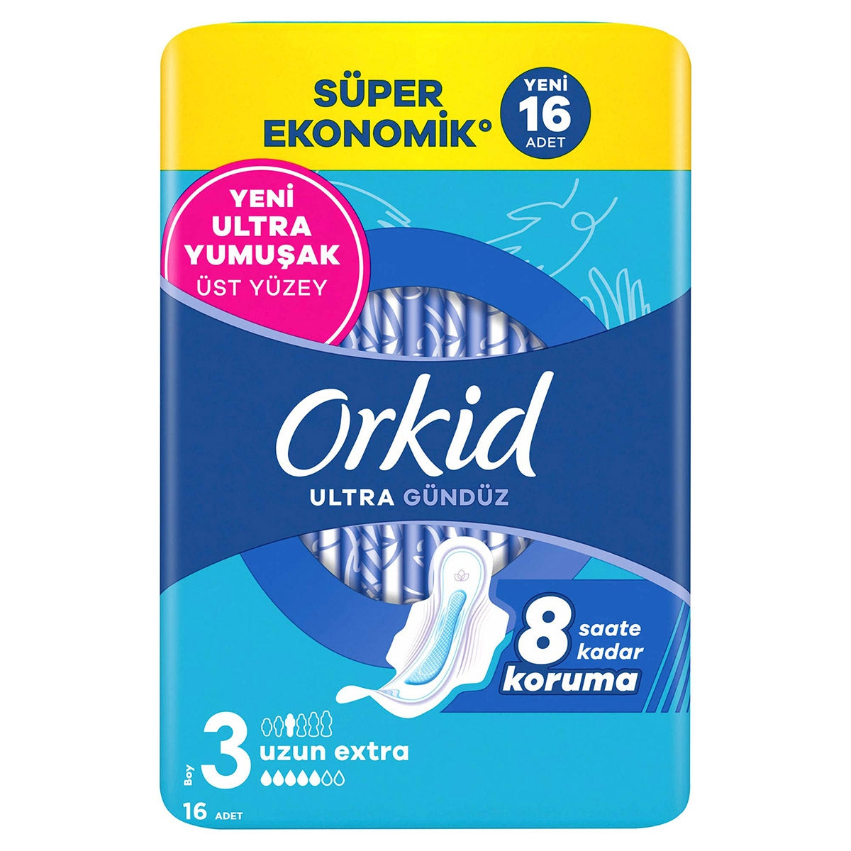 Hijyenik Ped Ultra Extra Uzun 16'lı