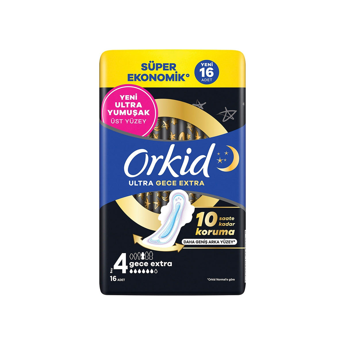 Hijyenik Ped Ultra Extra Gece 16'lı