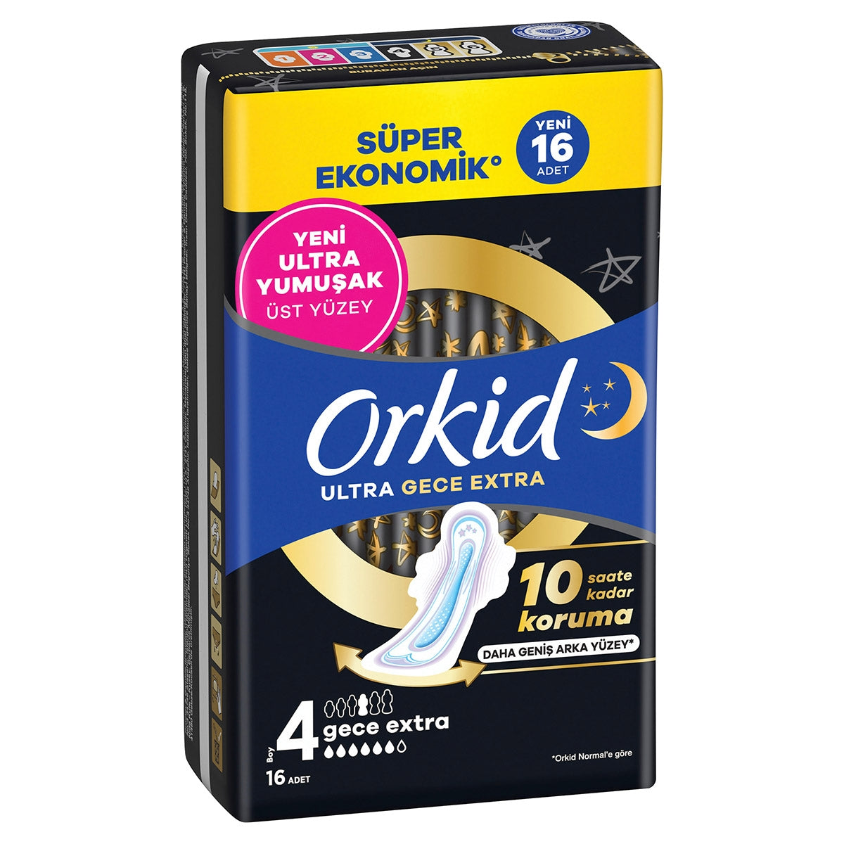 Hijyenik Ped Ultra Extra Gece 16'lı