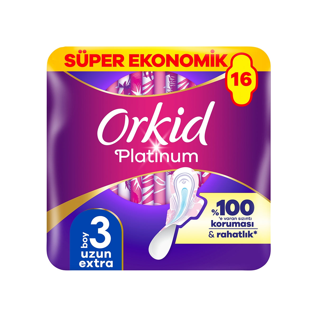 Hijyenik Ped Platinum Uzun 16'lı