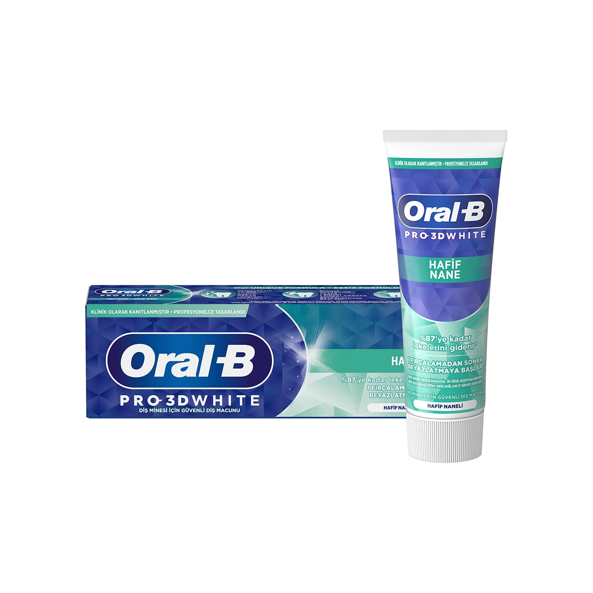 ORAL-B Pro 3D White Hafif Nane Diş Macunu 75 ml
