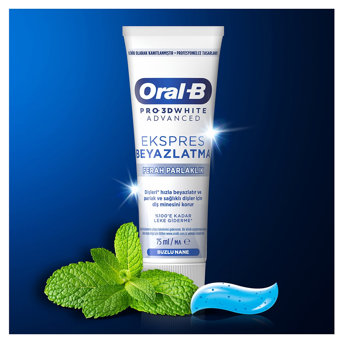 Oral-b Pro 3D White Advanced Ekspres Beyazlatma Ferah Parlaklık Diş
Macunu 75 ml