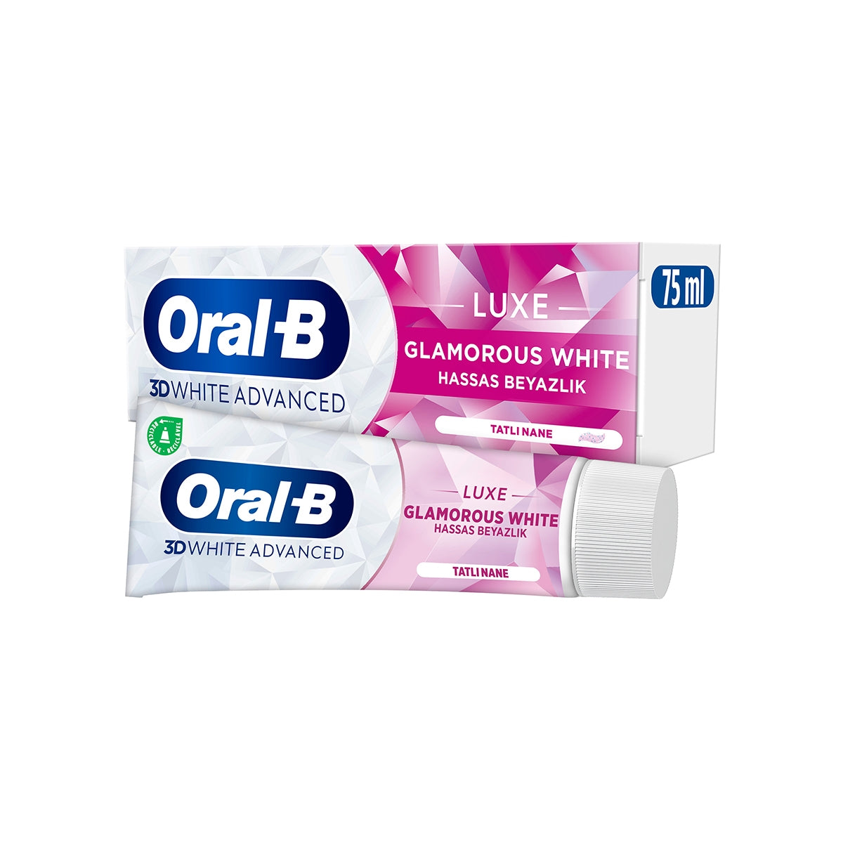 ORAL-B Pro 3D White Advanced Luxe Glamorous White Diş Macunu 75 ml
