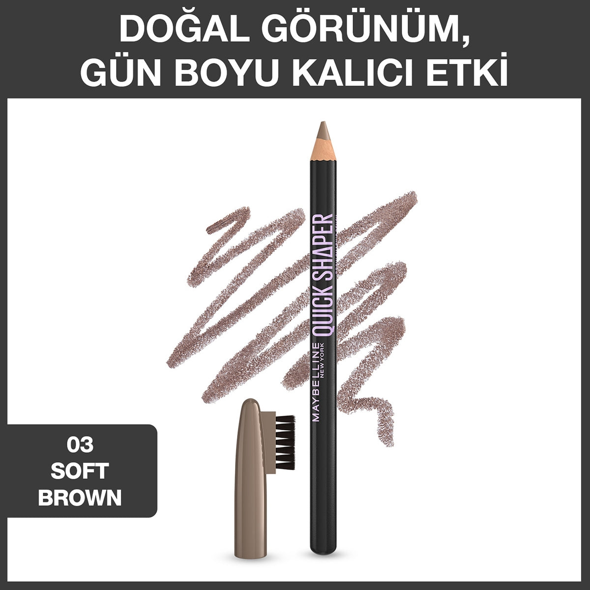 Brow Shaper Kaş Kalemi 03 Soft Brown