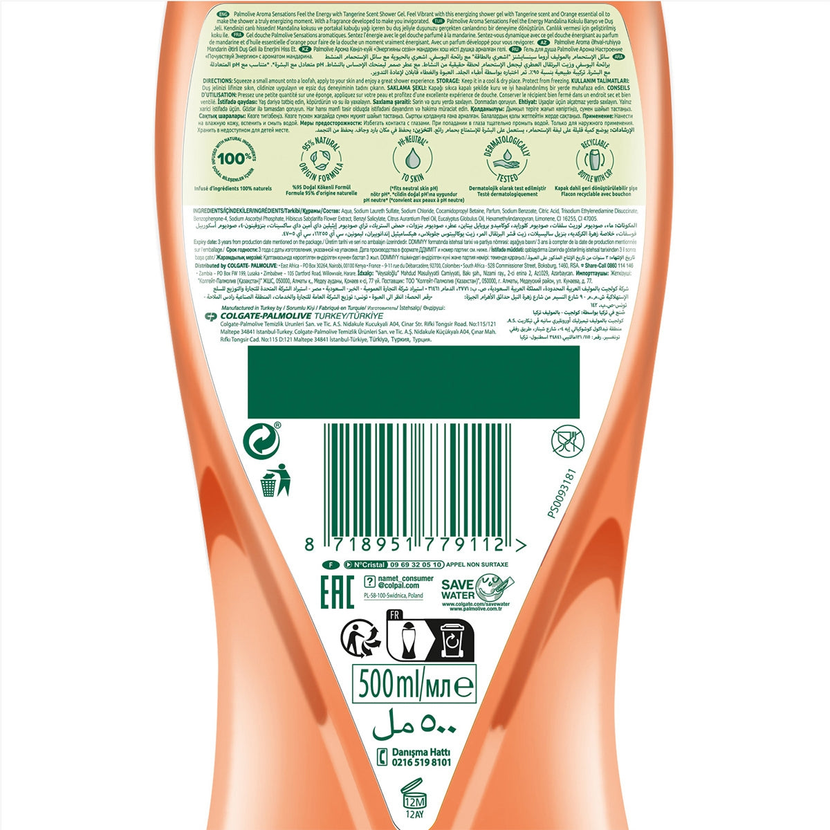 Duş Jeli Tangerine 500 ml