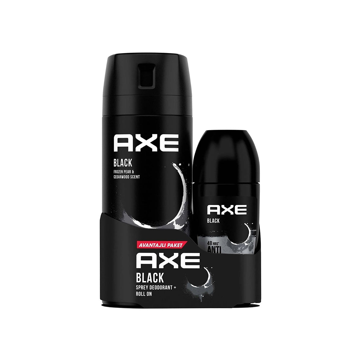 Axe Erkek Black Deodorant Sprey 150 ml+ Roll on 50 ml