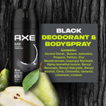 Axe Erkek Black Deodorant Sprey 150 ml+ Roll on 50 ml