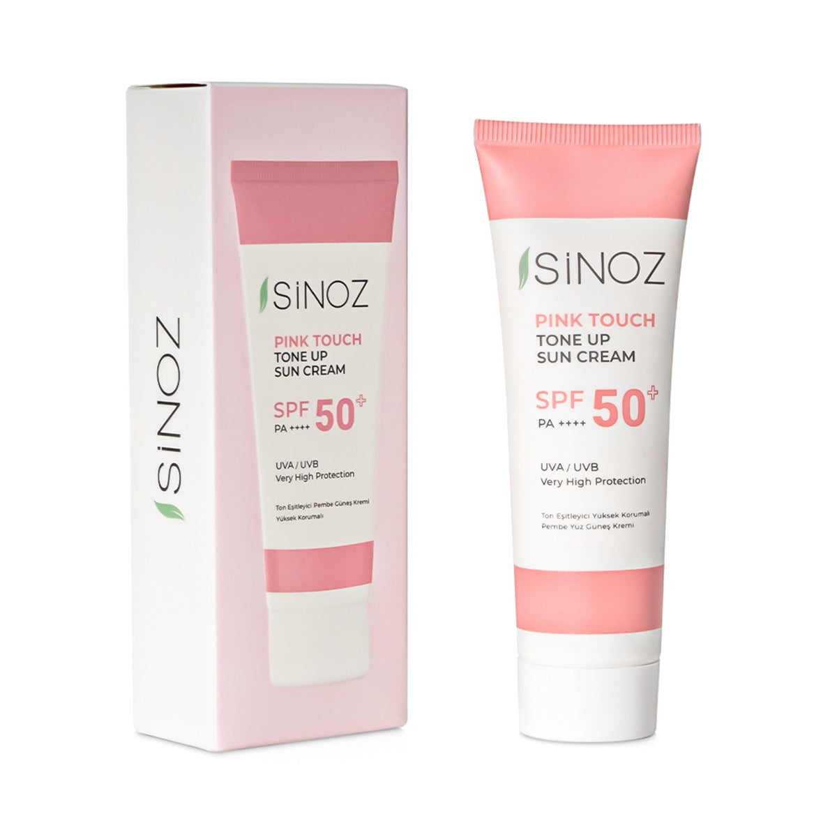 Pink Touch Aydınlatıcı SPF50+ Pembe Güneş Kremi - Tüm Cilt Tipleri 50 ml