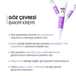 Mia Klinika Koyu Leke Kırışıklık ve Morluk Karşıtı Kolajen ve Peptit
İçeren Göz Çevresi Bakım Kremi 20 ml