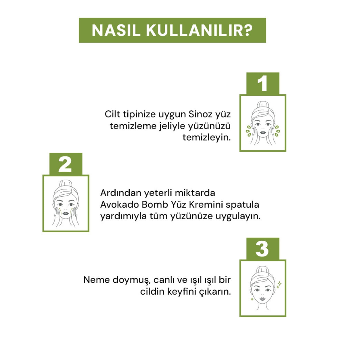 Avokado Bomb Nemlendirici Canlandırıcı Yüz Bakım Kremi 50 ml