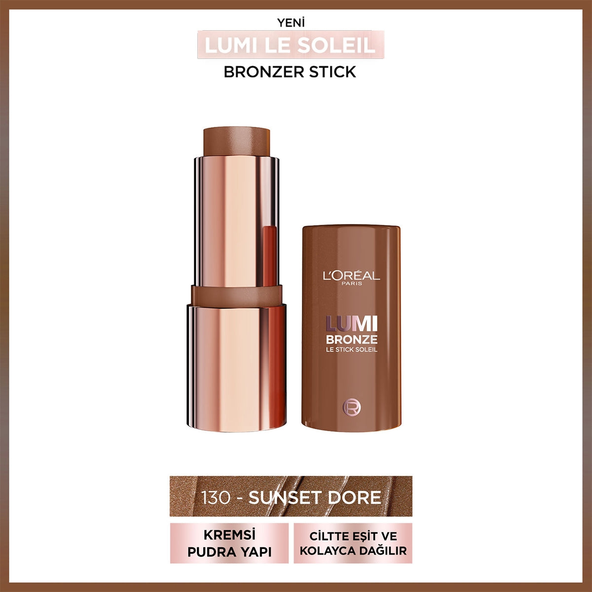 Lumi Bronze Le Stick Soleil 130 Sunset Dore