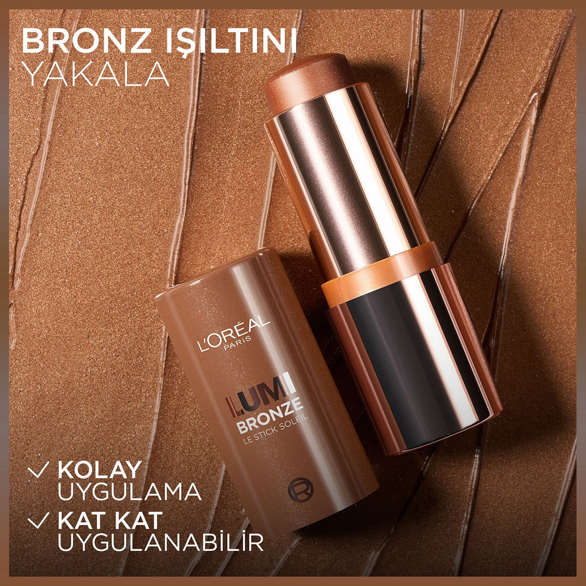 Lumi Bronze Le Stick Soleil 130 Sunset Dore
