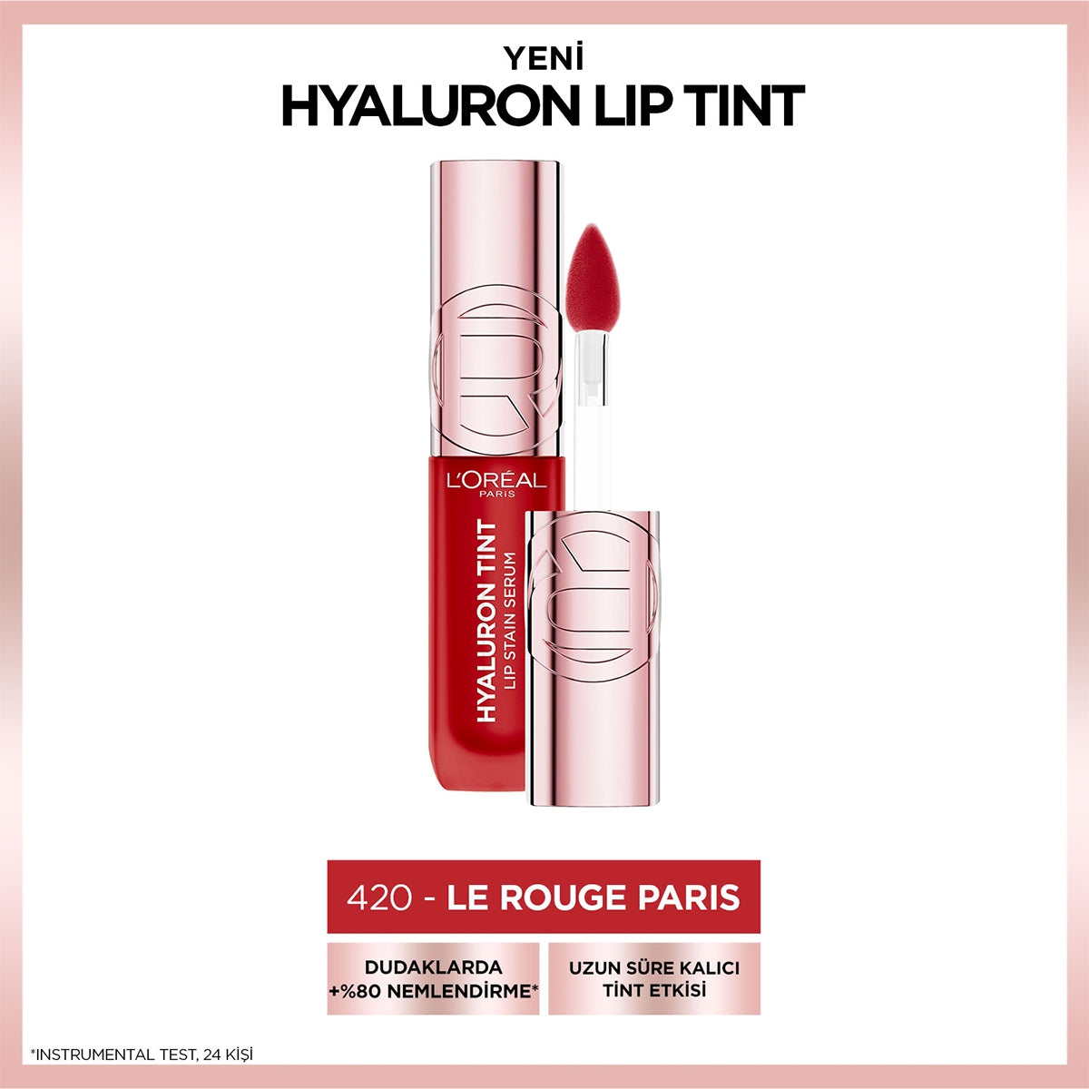 Hyaluron Lip Tint 420 Le Rogue Paris