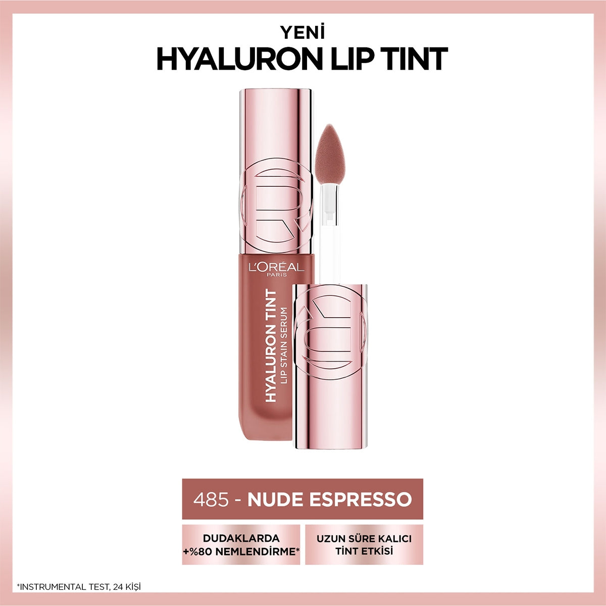 Hyaluron Lip Tint 485 Nude Espresso