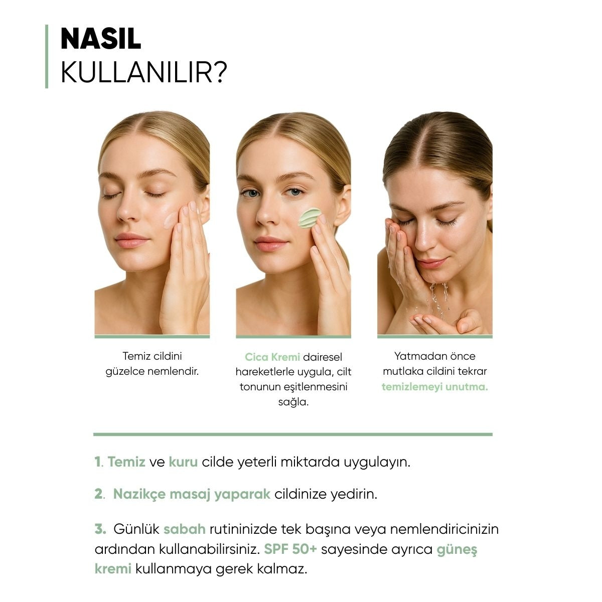 Tiger Grass Ton Eşitleyici 50 SPF+ Cica Krem 30 ml