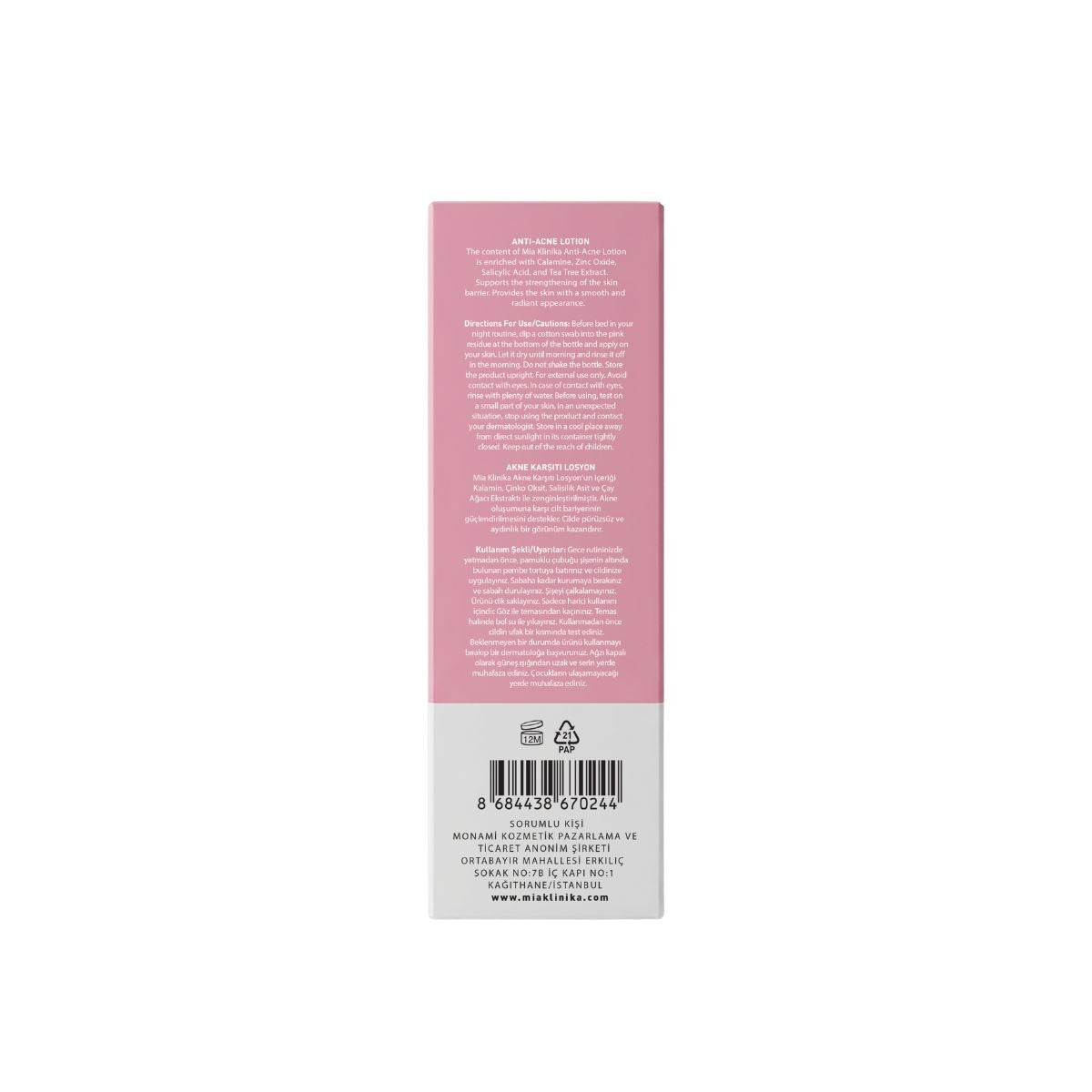Akne Kurutucu Losyon 30 ml