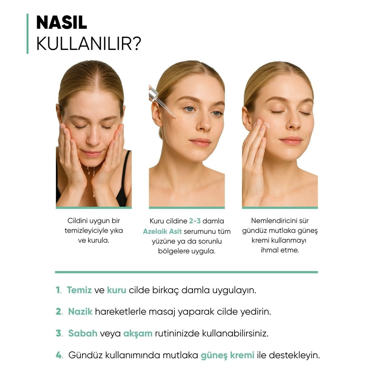 Sivilce ve Leke Karşıtı Azelaik Asit Serumu 30 ml