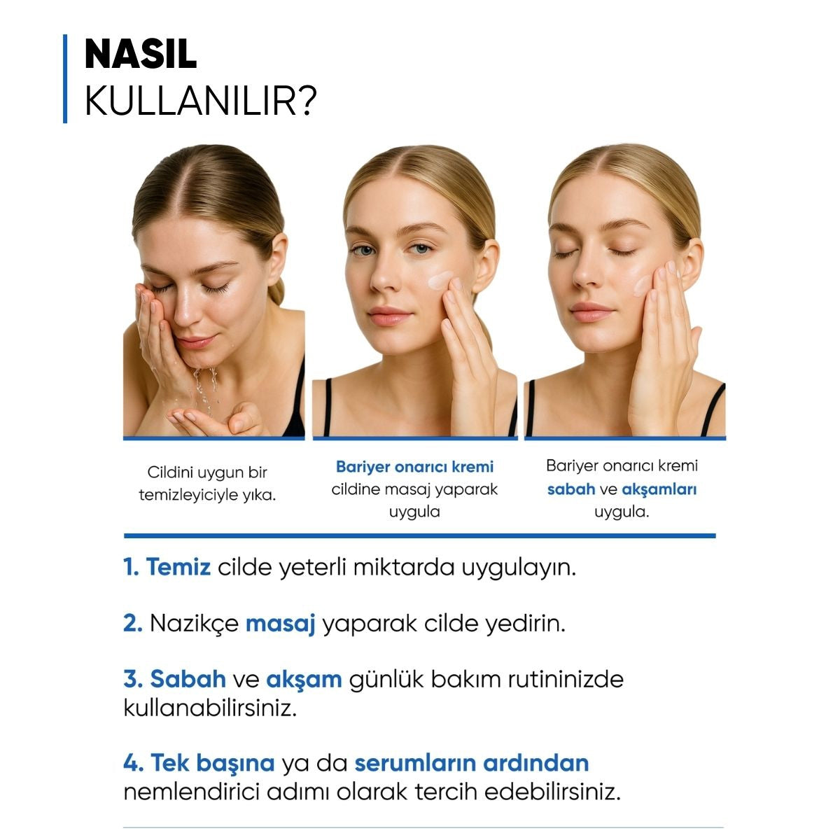 Bariyer Güçlendirici Onarıcı Canlandırıcı ve Nemlendirici Krem 50 ml
