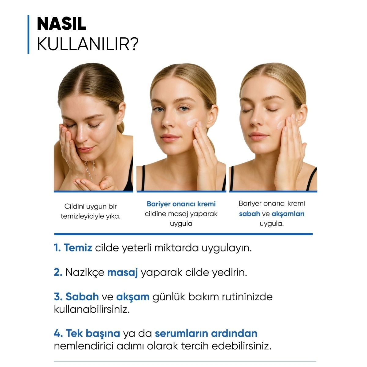 Bariyer Güçlendirici Onarıcı Canlandırıcı ve Nemlendirici Krem 50 ml