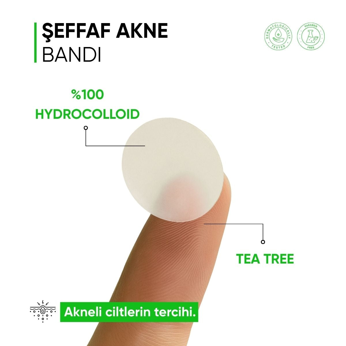 Şeffaf Akne Yara Bandı 36 Adet