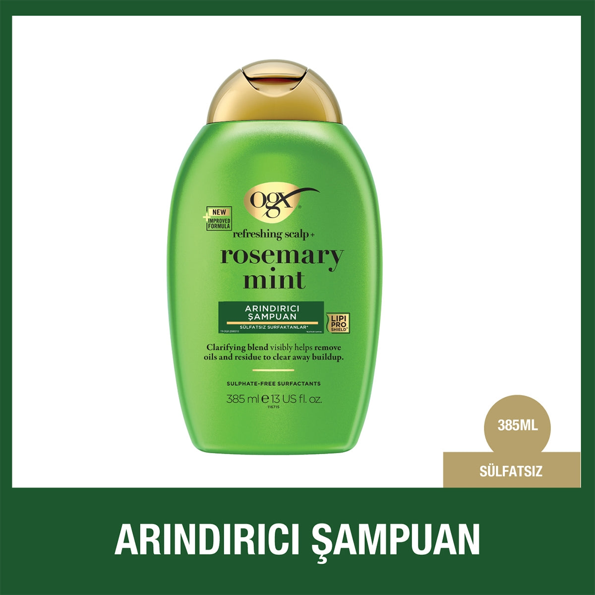 Şampuan Rosemary Mint 385 ml