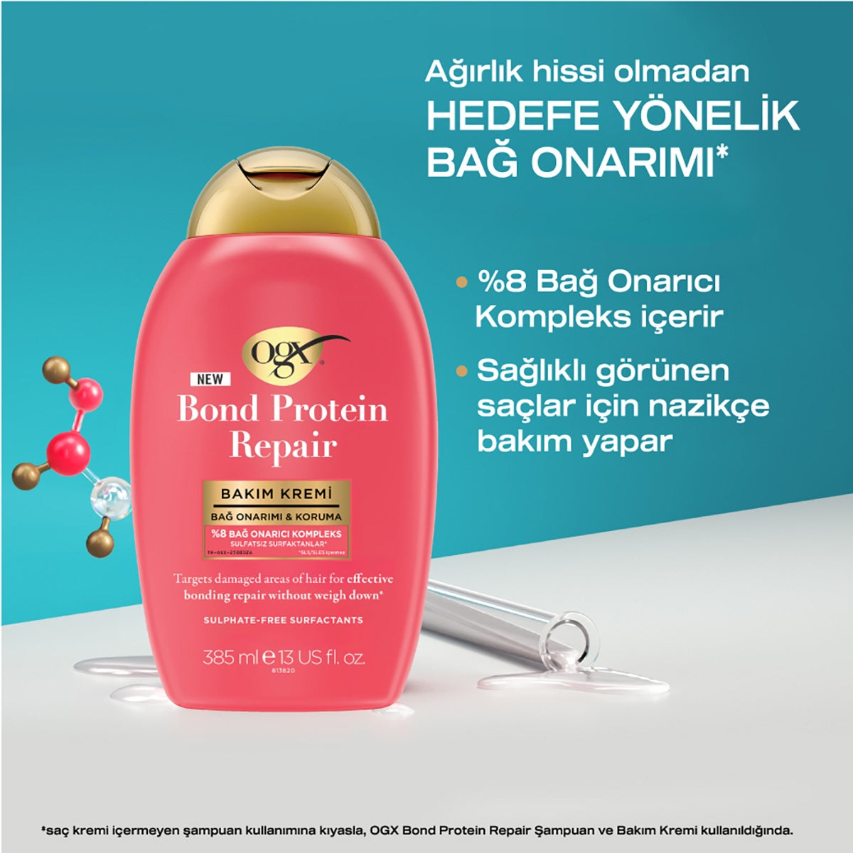 OGX Saç Kremi Bond Protein Repair 385 ml