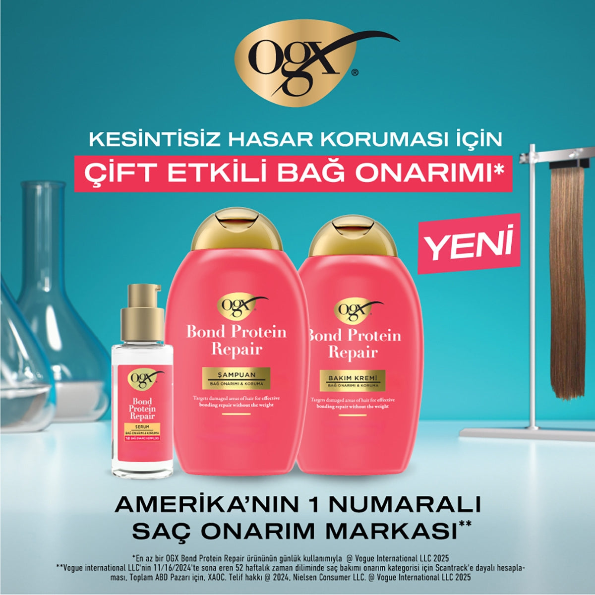 OGX Saç Serumu Bond Protein Repair 50 ml
