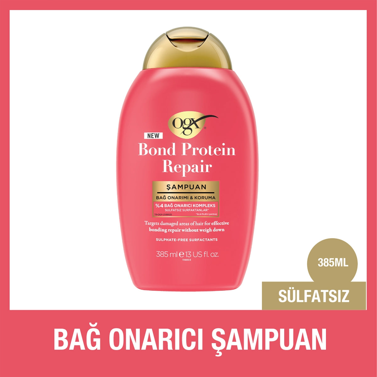 OGX Şampuan Bond Protein Repair 385 ml