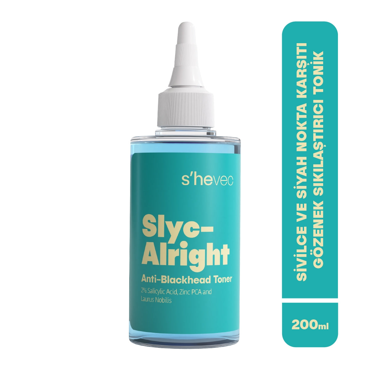 Slyc-Alright Akne ve Siyah Nokta Karşıtı Gözenek Sıkılaştırıcı Tonik 200
ml