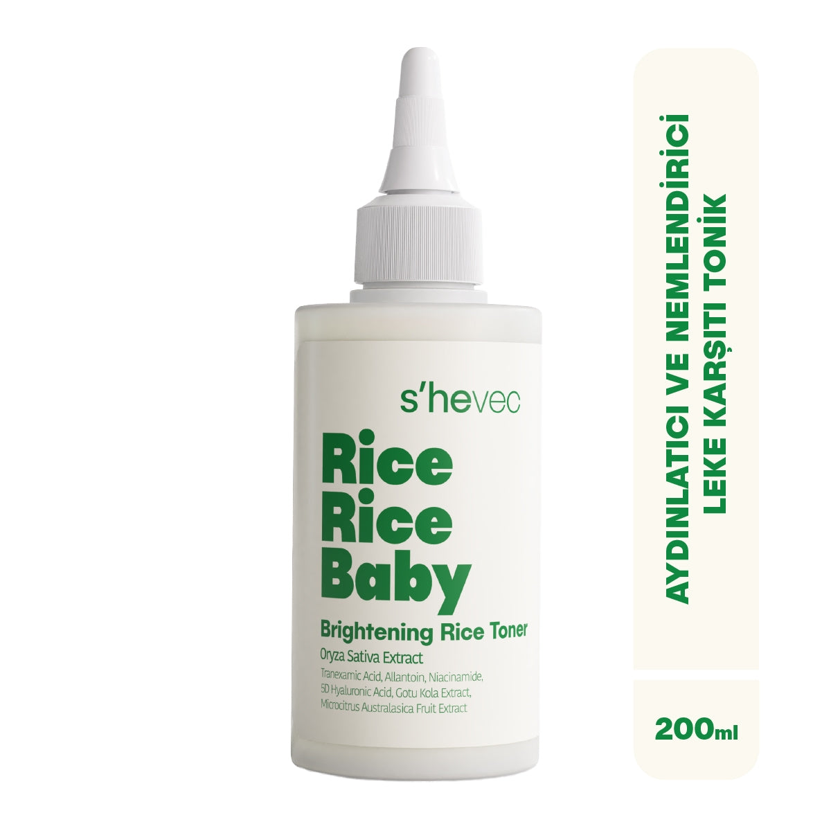 Rice Rice Baby Aydınlatıcı ve Nemlendirici Leke Karşıtı Tonik 200 ml