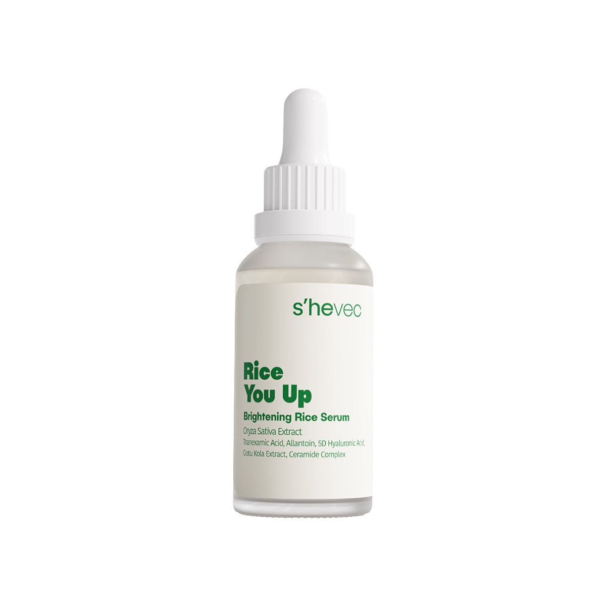 Aydınlatıcı, Nemlendirici ve Leke Karşıtı Vegan Pirinç Serum 30 ml