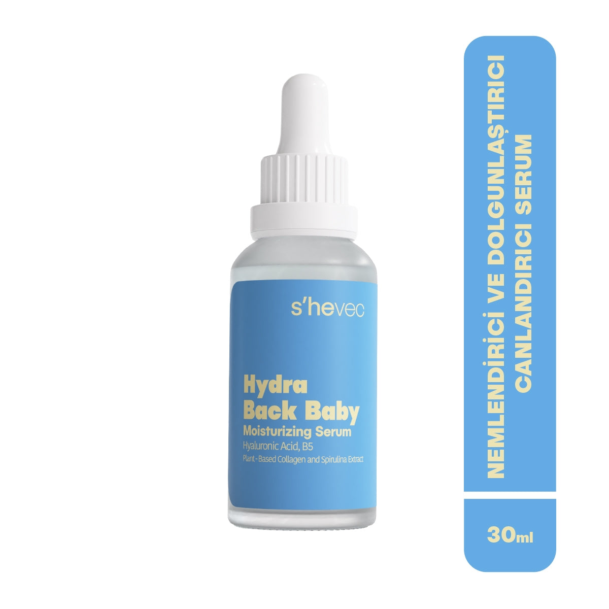 Yoğun Nemlendirici, Dolgunlaştırıcı ve Canlandırıcı Hyalüronik Asit
Vegan Serum 30 ml