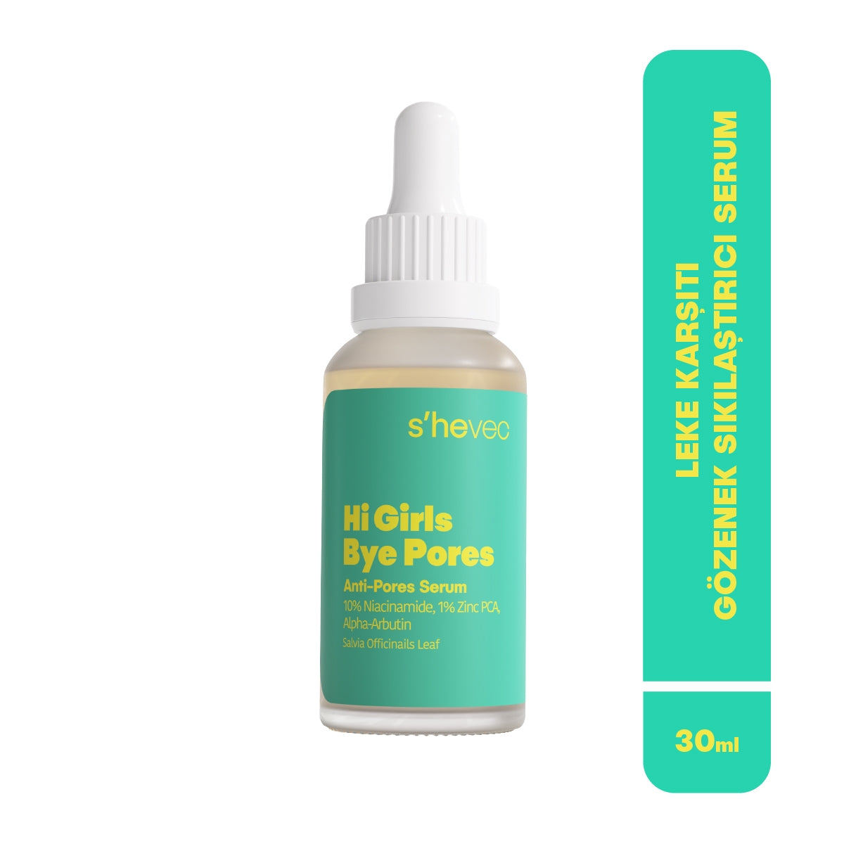 Gözenek Sıkılaştırıcı ve Leke Karşıtı Niasinamid Vegan Serum 30 ml