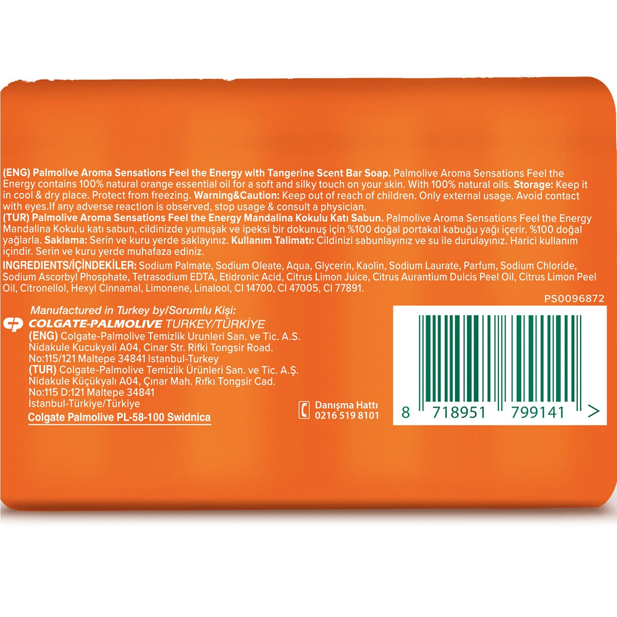 Katı El Sabunu Tangerine 4x90 Gr